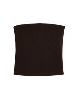 Brown Bandeau Top