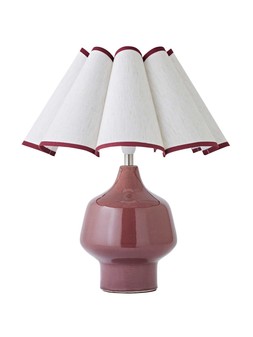 Very - ValueLights Burgundy Glaze Ceramic Table Lamp £53
